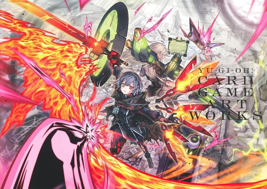 official few pages of artwork from the new yu gi oh card